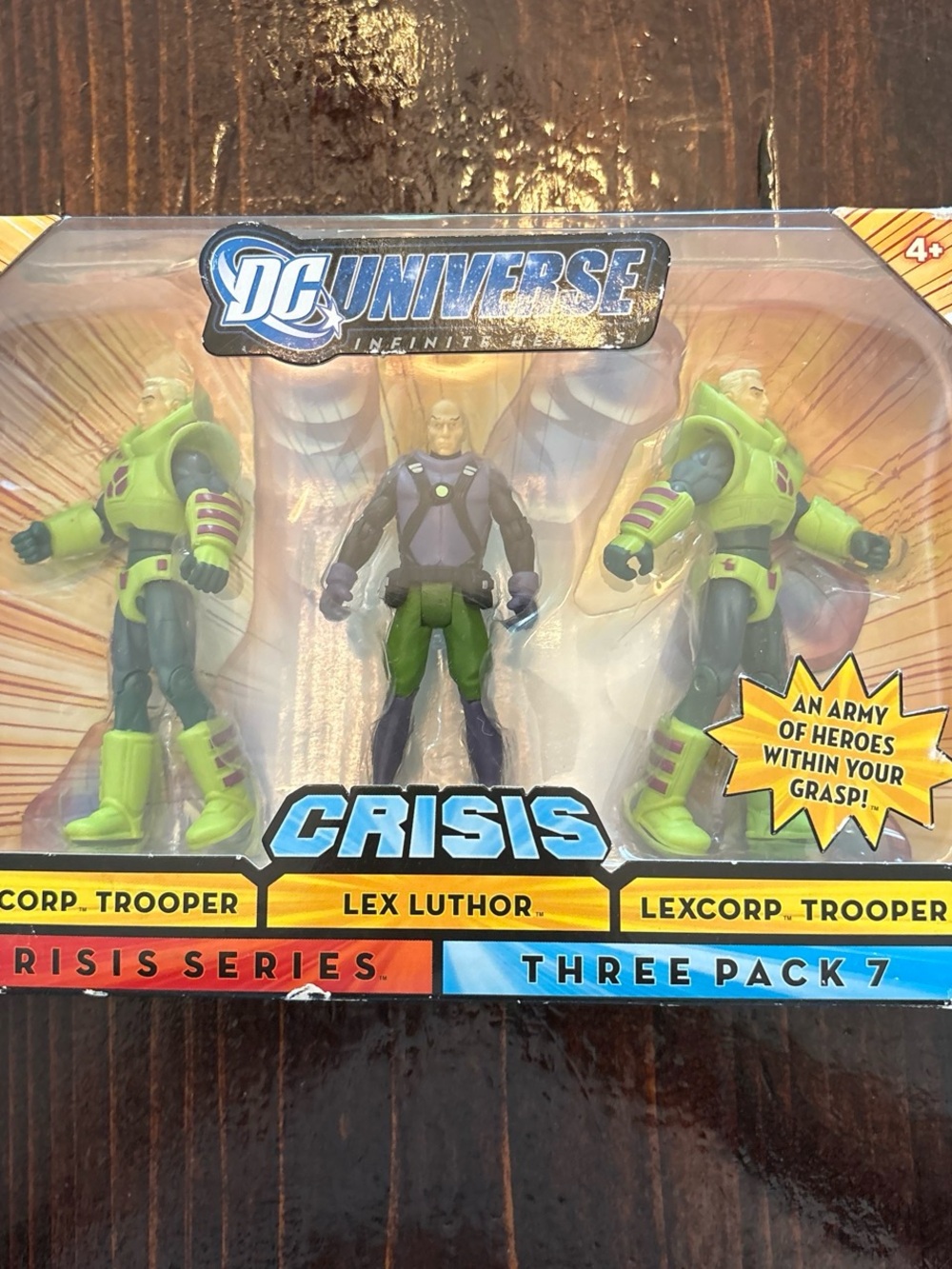 DC Comics Crisis Three-Pack Lex Luthor & LexCorp Troopers